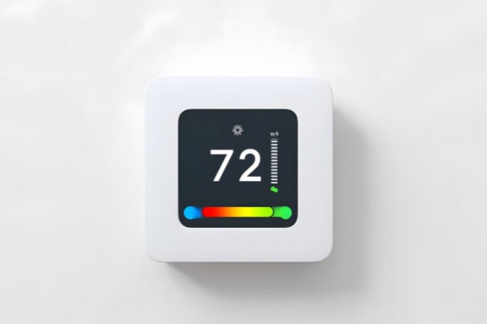A digital thermostat