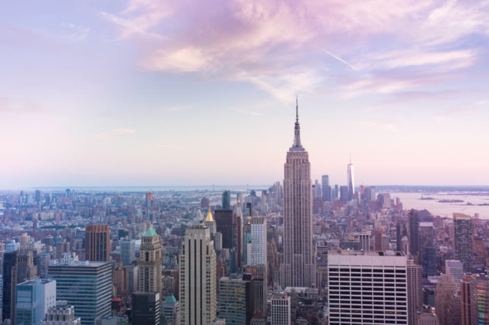 An image of a skyline view of a city